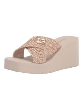Guess Danvi Wedge Sandals Natural